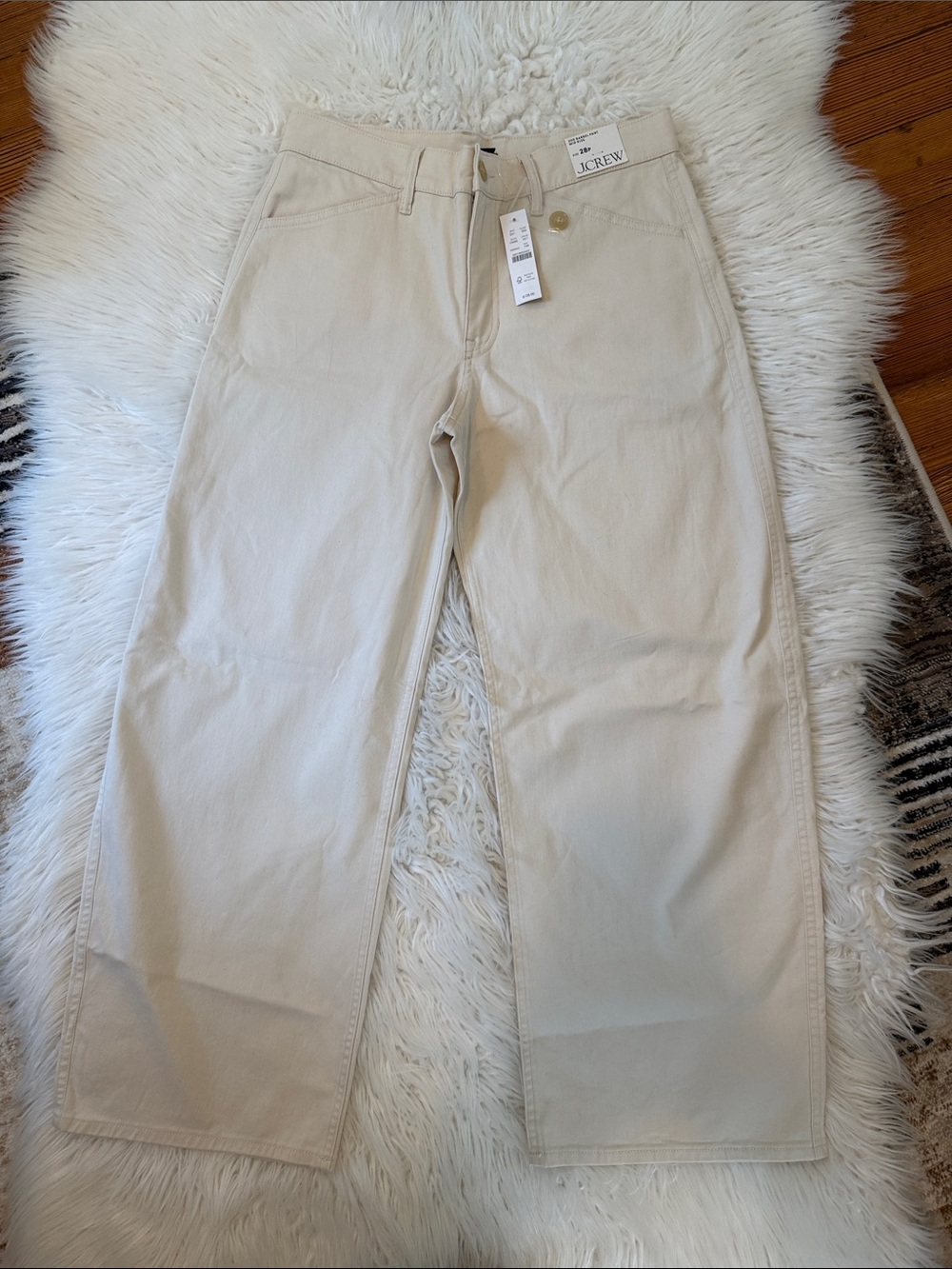 J. Crew Women's Zoe Barrel Pant Mid Rise